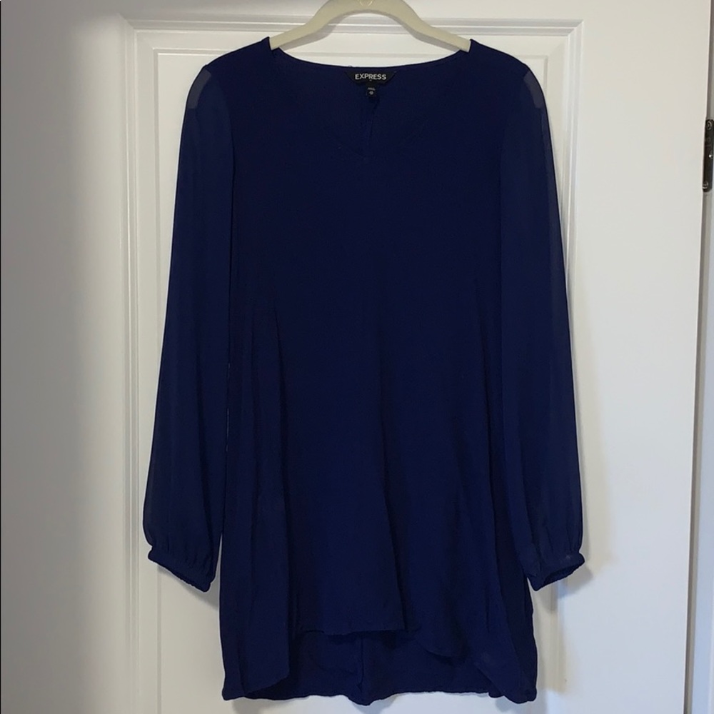 Express Navy Blue Dress